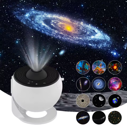 Galaxy Projector, 12 Slides, 360˚ Rotation, Night Light