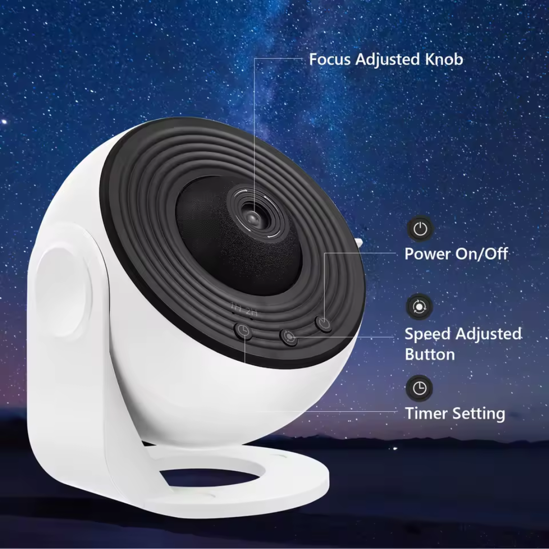 Galaxy Projector, 12 Slides, 360˚ Rotation, Night Light